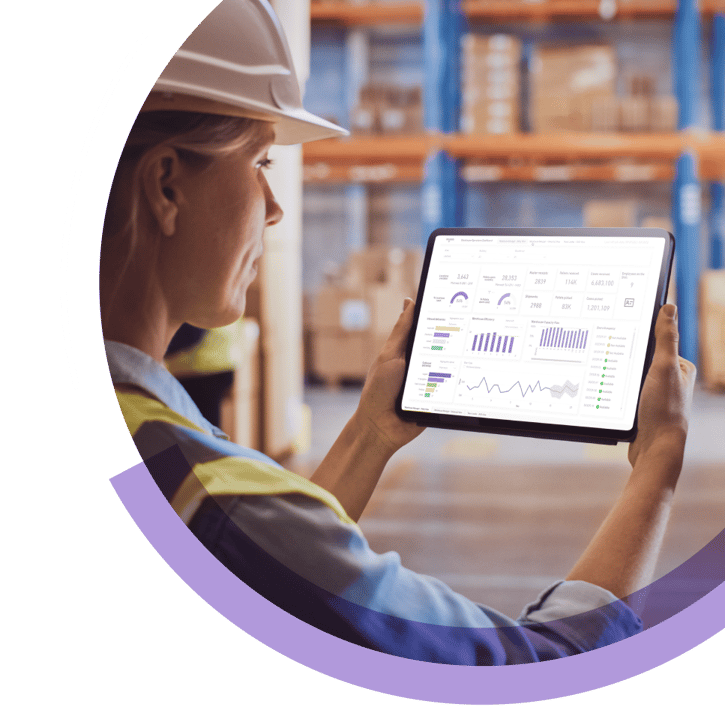 warehouse KPI dashboard